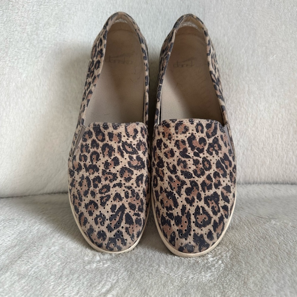 NWOT Dansko Odina Slip-On Shoes Leopard Print